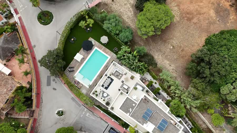 Terraza desde el aire